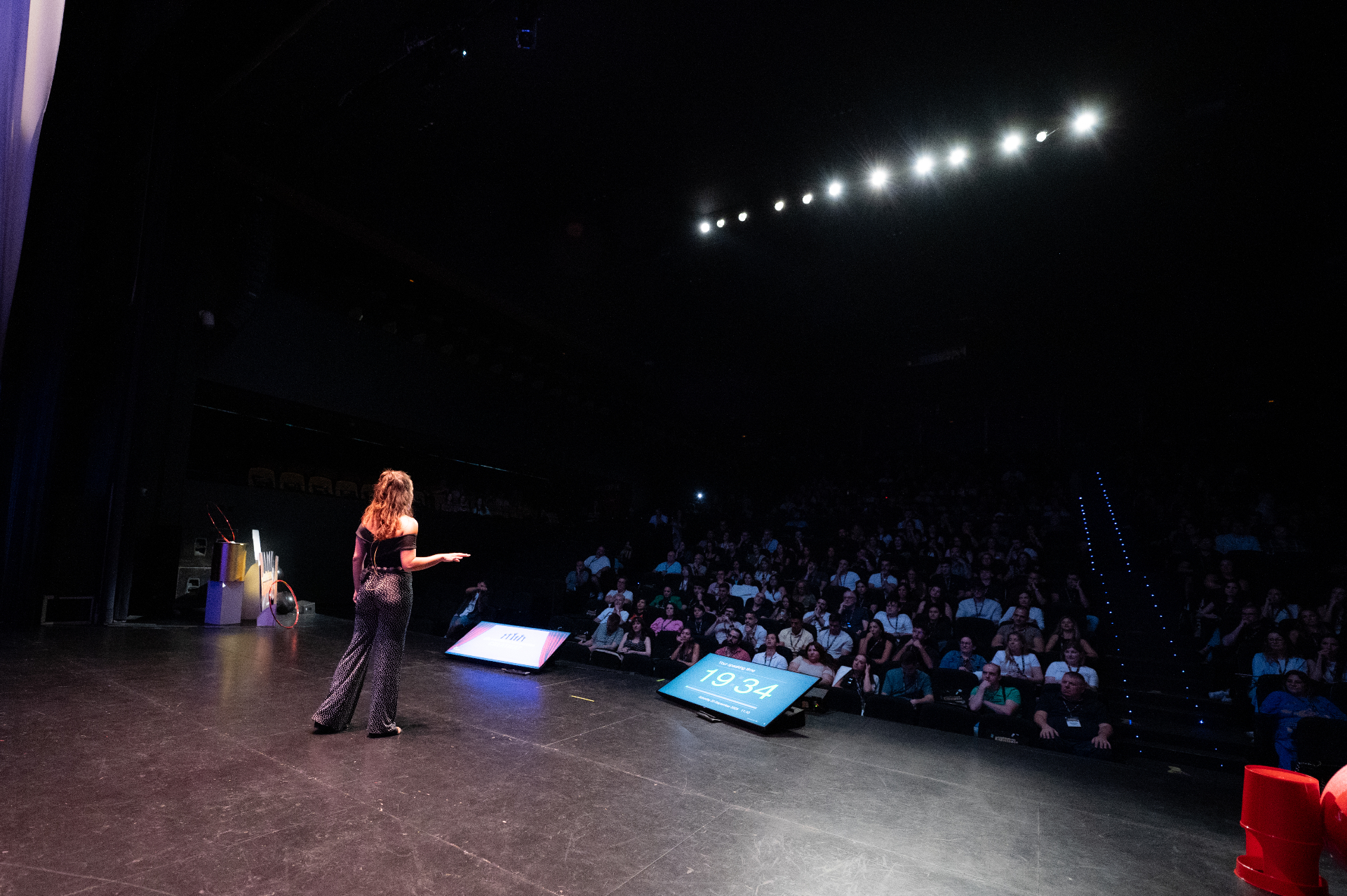 María Márquez en escenario